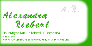 alexandra nieberl business card